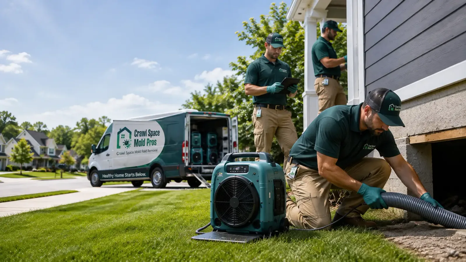 Crawl Space Mold Removal in Addy, WA